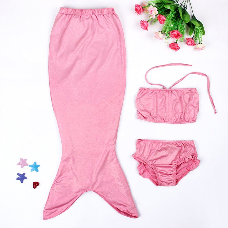 European and American foreign trade explosion Child Girls Cosplay Mermaid suit children's swimwear bikinis