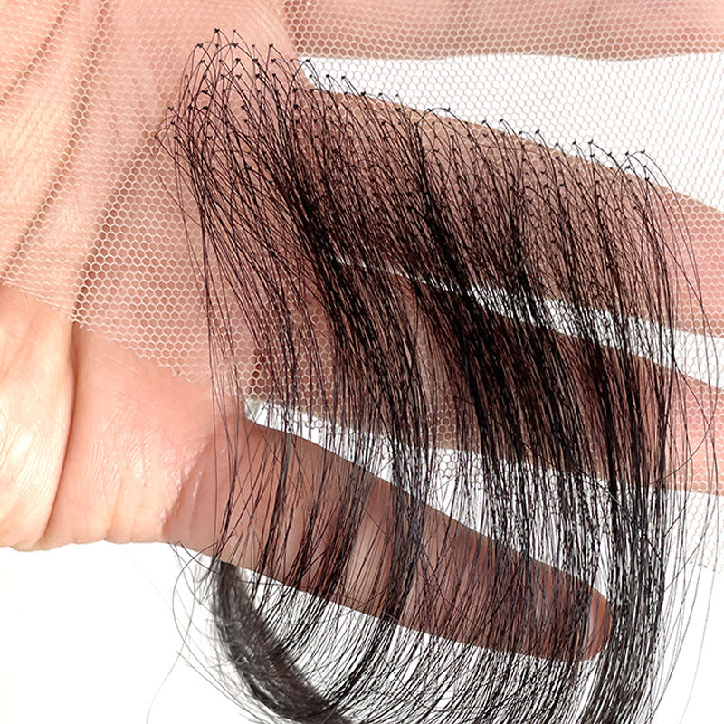 Real Hair Hairline Stickers Wig Bangs Sideburns Stickers