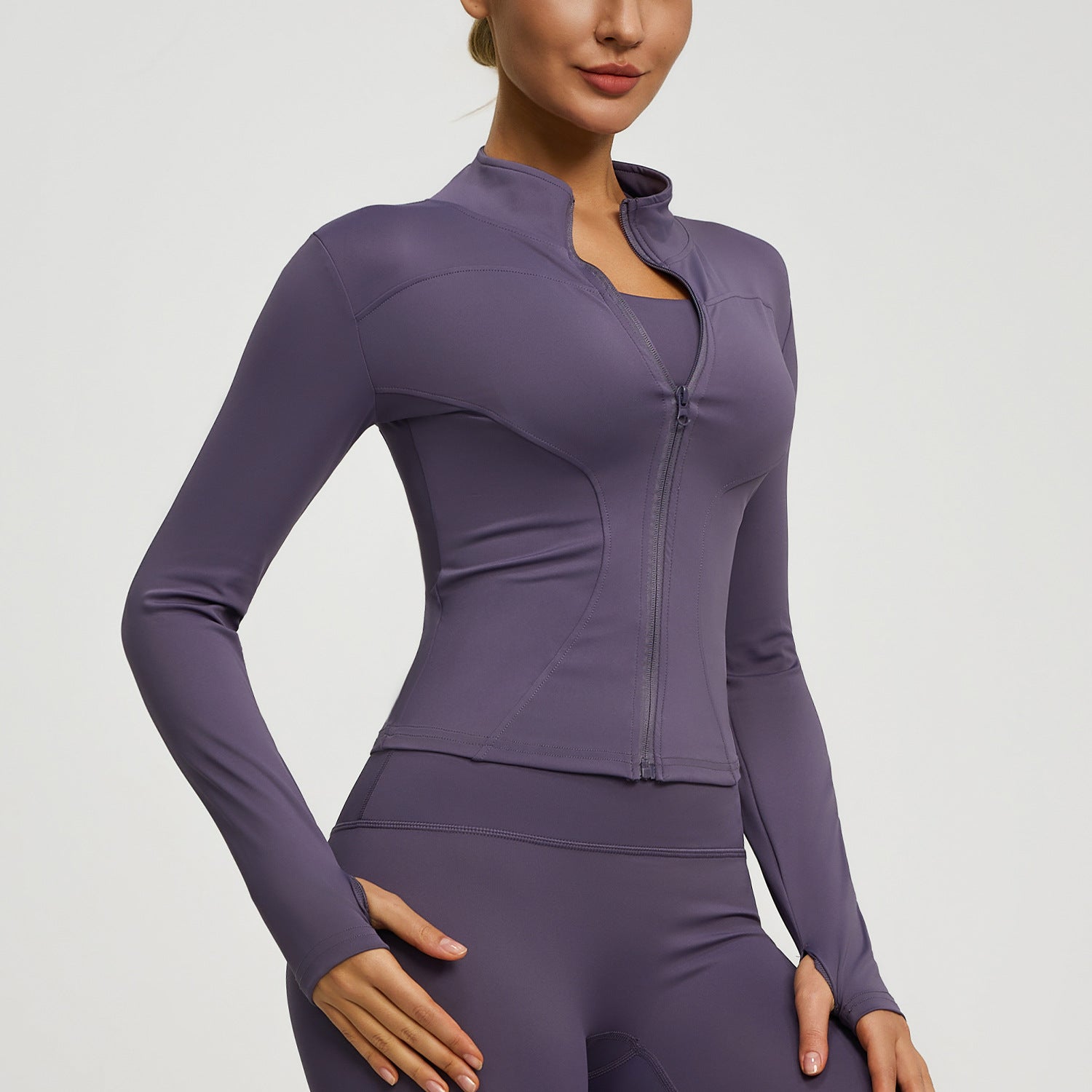 Fashion Casual Slim-fit Yoga Wear Women's Coat